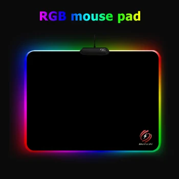 

Gaming Mouse Pad RGB Backlit Non Slip Mouse Gaming Gamer Computer Mat for School Office Work Ornaments Dropshipping