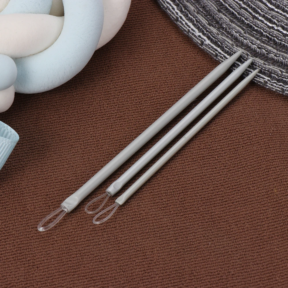 Description Picture 4 of item3Pcs/set Big Eye Nylon Wire Knitting Needles Yarn Sewing Needles Apparel Sewing & Fabric Home Art Craft Wool Thick Knitter