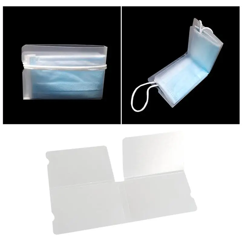 10Pcs Mask Holder Portable Dustproof Plastic Reusable Storage Case Clip Mouth-muffle Temporary Folder | Спорт и развлечения