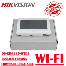 New Hikvision DS-KH9310-WTE1 7 Inch TFT Screen Indoor Monitor Multi-Language  ,POE,app Hik-connect,WiFi,Video intercom