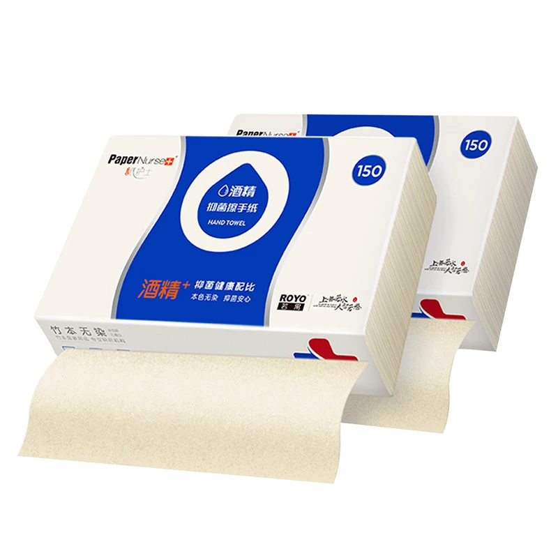 

Bamboo Pulp Paper Ethanol Paper Towel Virus Removal Household Removable Paper Towels Dry Toilet Paper 6 Packs/Piece