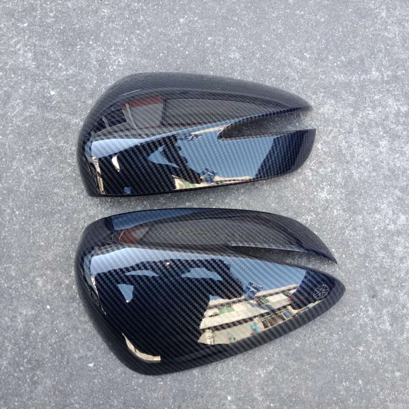 

For Mazda CX-3 CX3 2014-2022 ABS Carbon Fiber Door Rearview Mirror Shell Decoration Frame Cover Trim Fit Trimming Accessories
