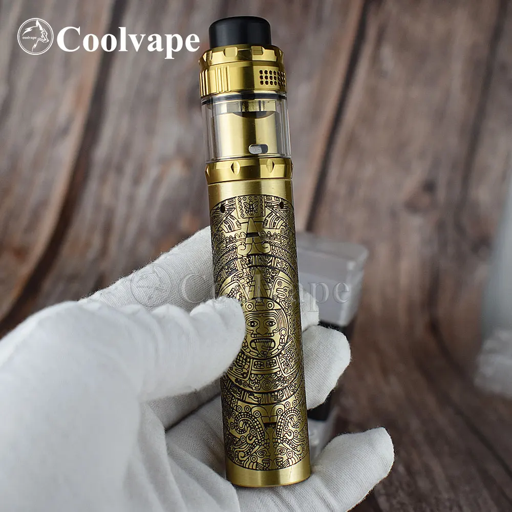 Rogue mod-cigarrillo electrónico con batería 18650, kit de vapeo con tanque de capacidad de 3ml/5ml, Mod mecánico material DE LATÓN