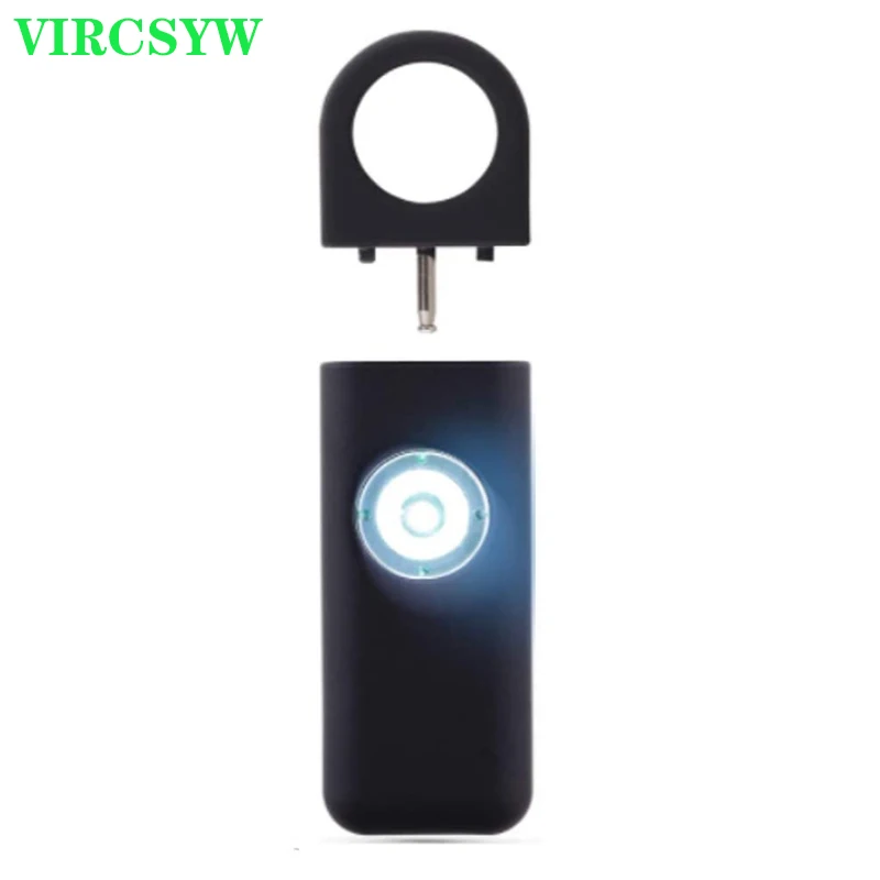 Venta Alarma de seguridad de sirena de autodefensa para mujer, llavero con luz LED SOS de 130dB, alarmas personales, alarma de llavero de seguridad Personal Ma5QaBx6b