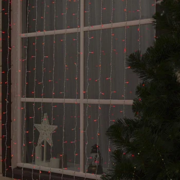 

Garland "Curtain" street UMS, 2 x 6 m, 3W LED-1440-220V, white thread, red glow