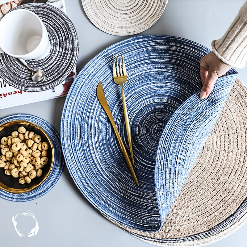 

Natural Placemat Table Pad Placement Coaster Table Mat Cup Holder