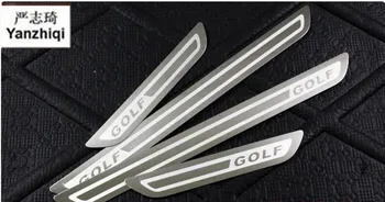 

2011-2016 car stickers styling door sill Scuff Plate pedal Article threshold For Volkswagen VW golf 6 MK6 Golf 7 MK7