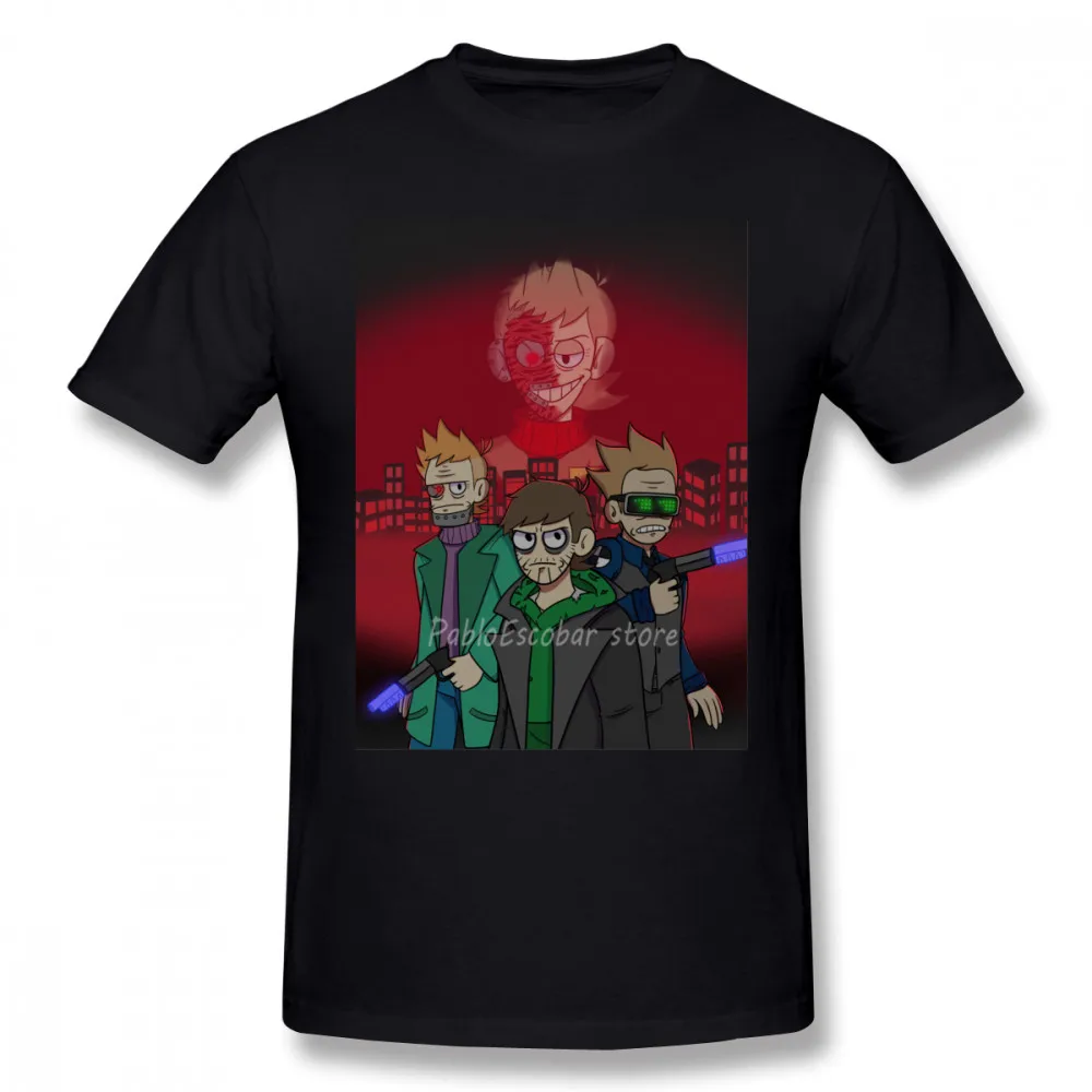 Eddsworld футболка WTFuture постер 100 хлопок оверсайз Базовая графическая забавная