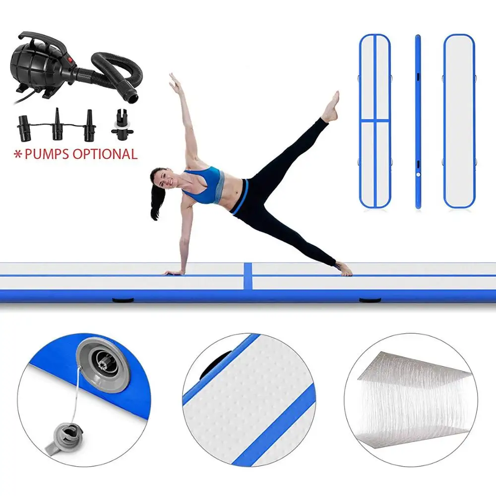 

Inflatable Air track Gymnastics Inflatable Air Balance Beam 9.8ft, Practice Training Track Tumbling Mat Free shipping with pump!