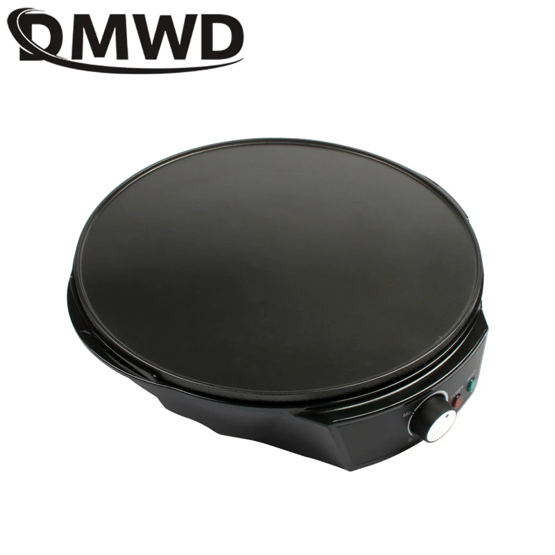 DMWD Electric Crepe Maker Grill Griddle Omelette Egg Pie Cake Baking Pan Pizza Pancake Roast Beef Steak Frying Machine EU Plug 3