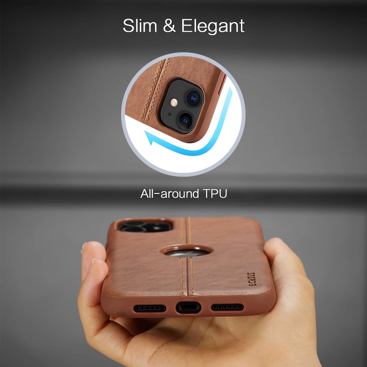 Кожаный чехол YXAYN для iPhone 12 Mini 11 Max XR XS MAX 8 7 Plus противоударный чехол|Бамперы| |