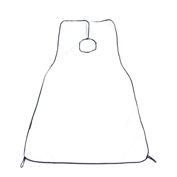 

Professional Beard and Hair Shave Apron Waterproof Black Beard Cloth Shaving Apron Manicure Cloth Apron with Suction Cup