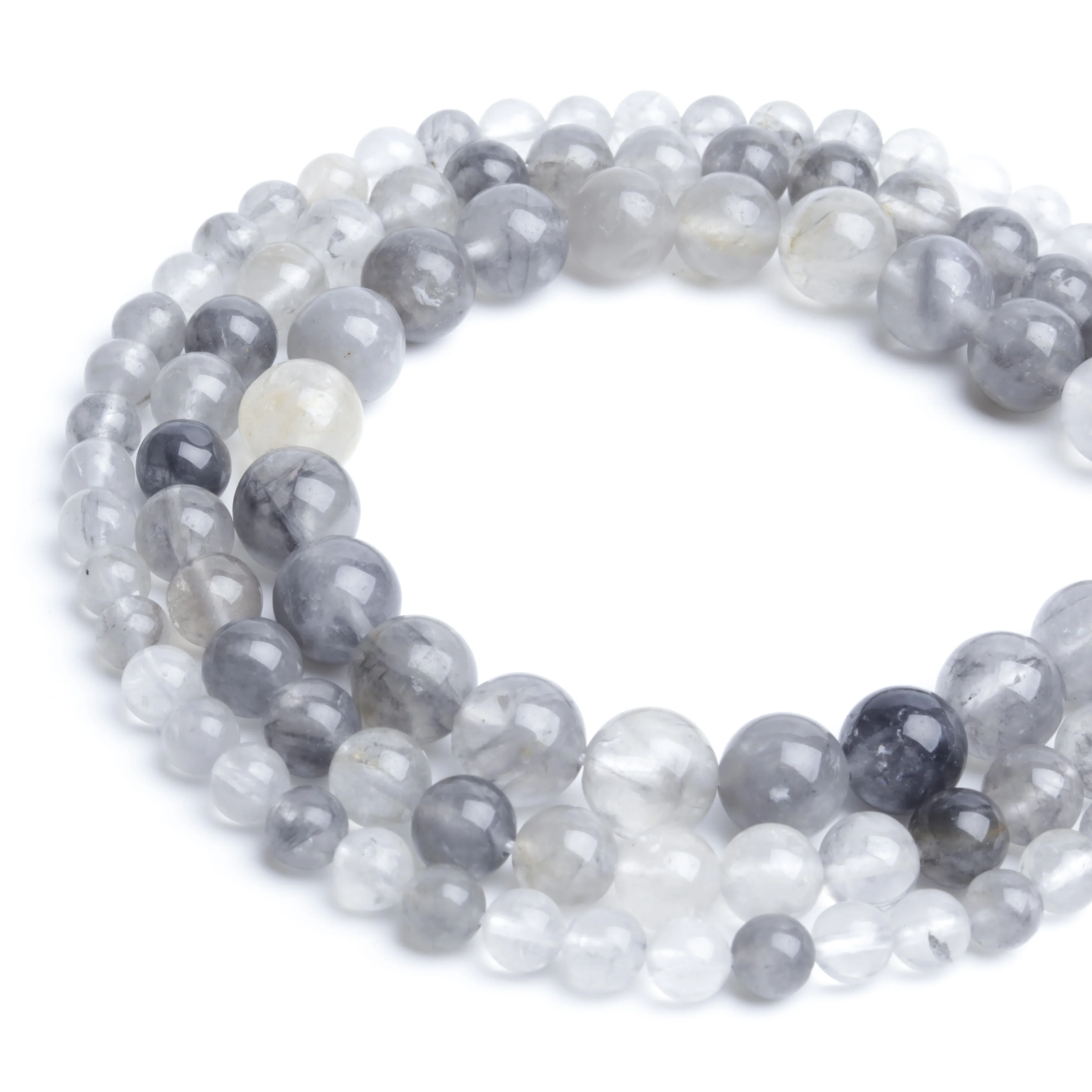 Natural jewelry cloud crystal Loose beads 4 / 6 8 10 12mm suitable for making DIY Bracelet Necklace | Украшения и аксессуары