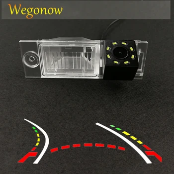 

For Hyundai New Tucson IX35 2015 2016 HD Wireless Car CCD Rear Camera Fisheye 4 8 12 led dynamic Night Vision bracket waterproof