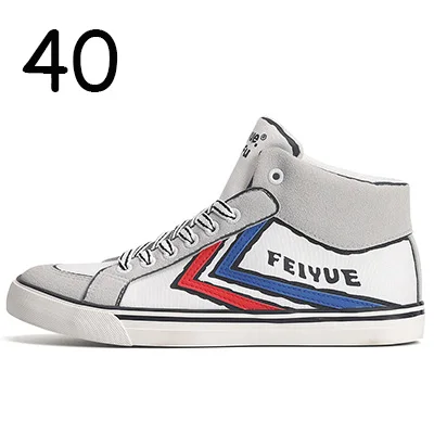 Chiness Feiyue/Обувь для кунг-фу; дышащая парусиновая обувь на плоской подошве; кроссовки для тхэквондо для женщин и мужчин; спортивная обувь для прогулок; боевые искусства; Feiyue - Цвет: Red and Blue 40