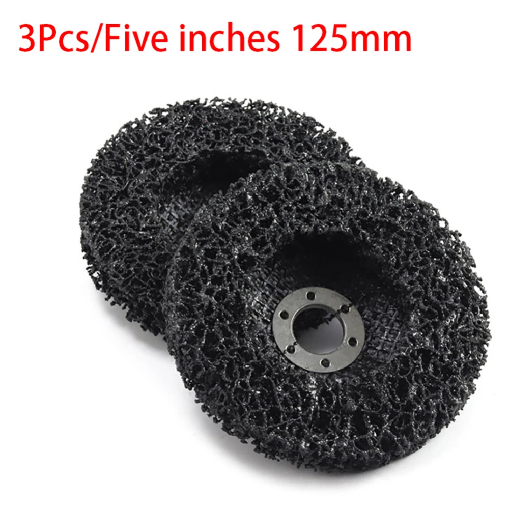 

3pcs Abrasive Discs Low Grinding Noise 125mm Disc Wheel Paint Rust Removal for Angle Grinder Abrasive Wheel Paint Rust Removal