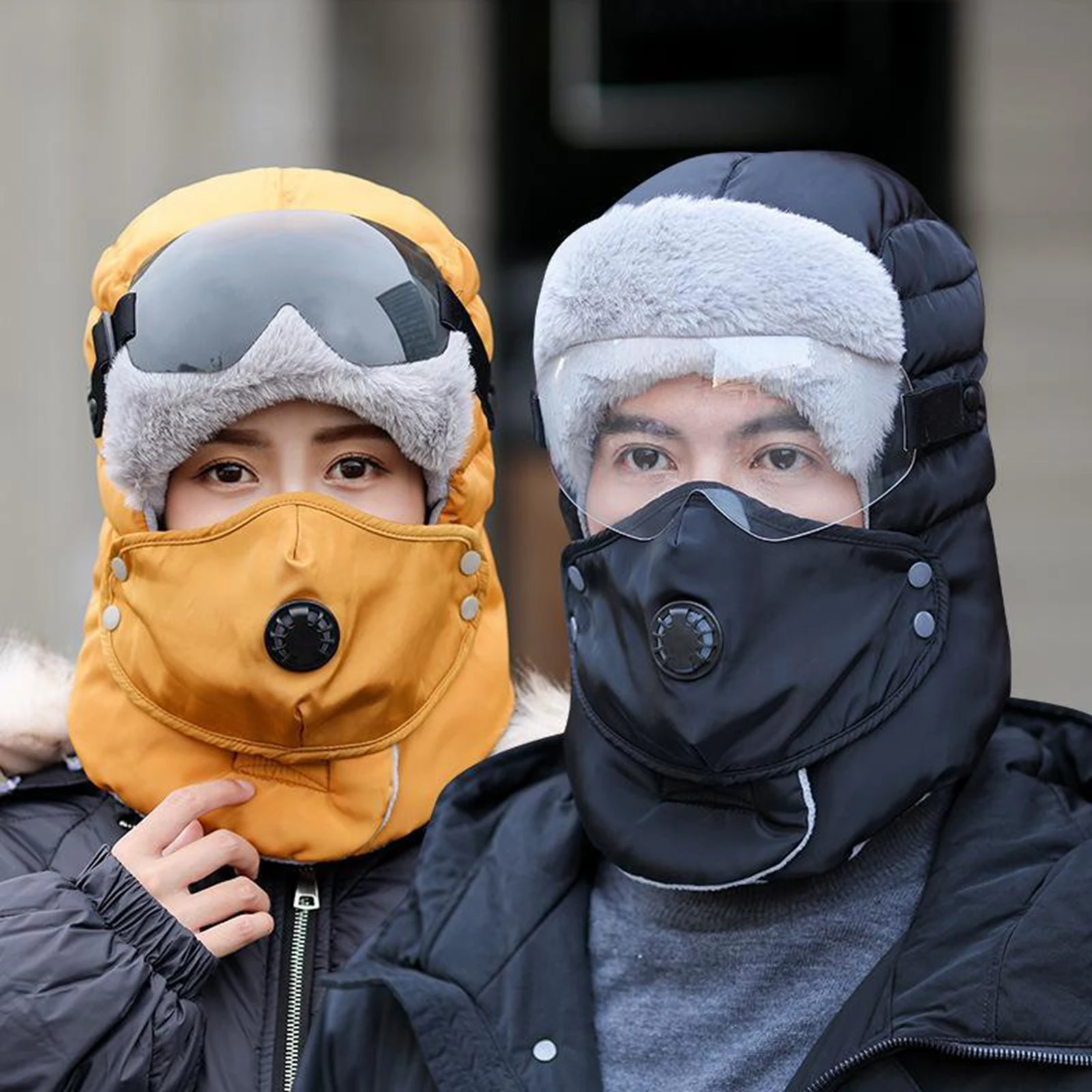 Winter Warm Fleece Balaclava Hat Snow 