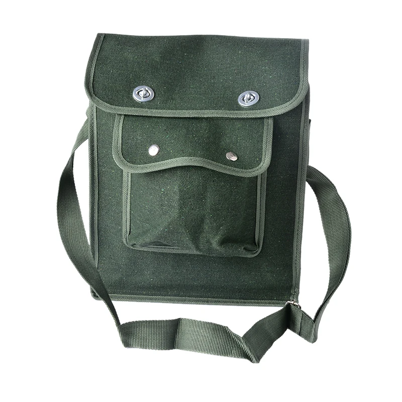 Buckle style Многофункциональная сумка для инструментов 600D двухслойная ткань Оксфорд сумка для хранения инструментов портативная электрика Бытовая поясная сумка для ремонта - Цвет: Buckle style