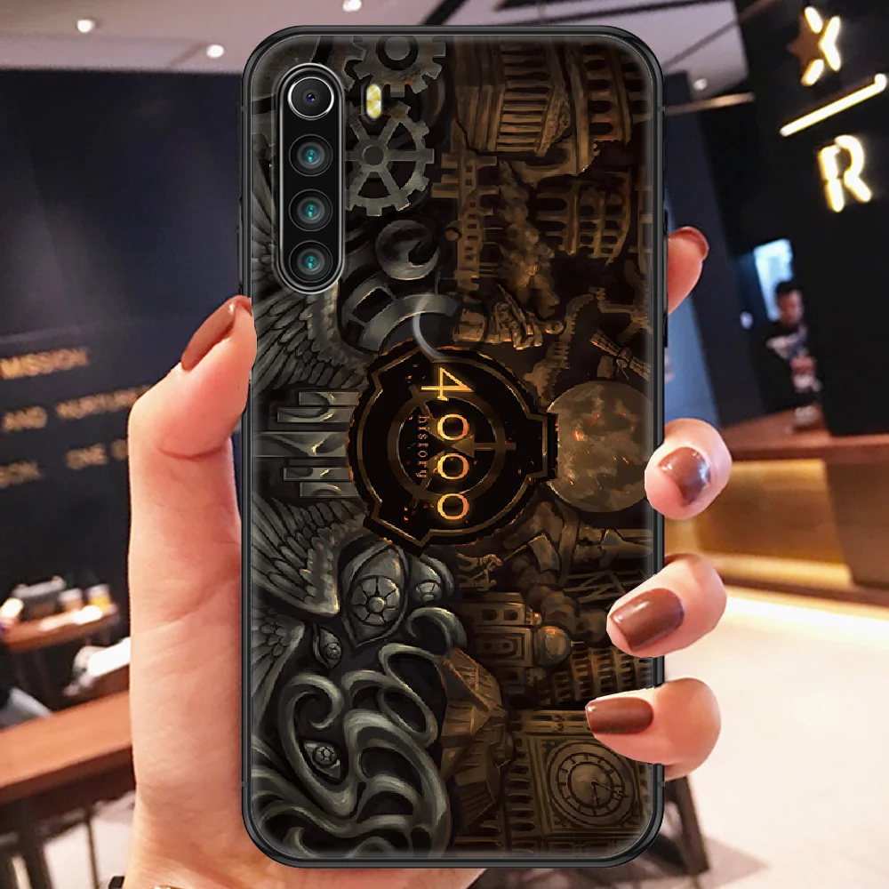 xiaomi leather case chain Scp Special Containment Phone case For Xiaomi Redmi Note 7 7A 8 8T 9 9A 9S K30 Pro Ultra black trend waterproof 3D Etui pretty xiaomi leather case hard Cases For Xiaomi