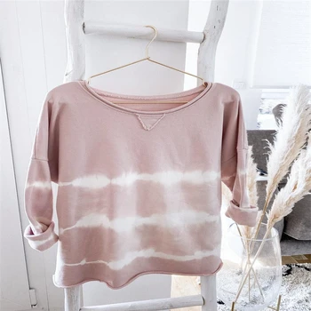 

DARK PERFUME 2020 Autumn Pink White Sleeping Round Neck Long Sleeve Top Women's Breathable Warm Soft Pajamas Women's Fashion Sle