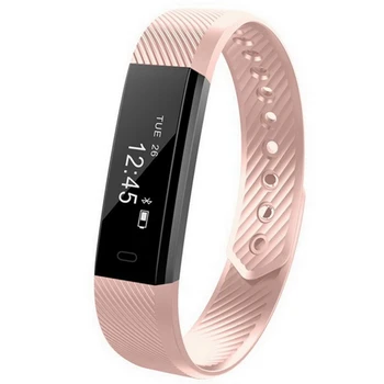 

Id115 Smart Wristband Fitness Tracker Pedometer Bluetooth Smartband Sports Bracelet