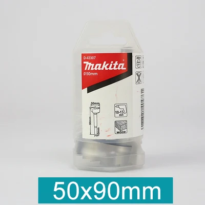 Япония Makita отверстие открывалка биты для сверла для деревообработки круглый деревообрабатывающий перфоратор для дверного замка шарнир 10~ 13 мм, электрическая дрель бит - Цвет: 50x90mm