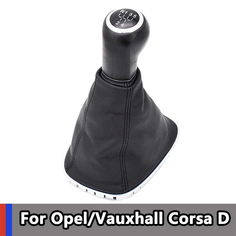 5 скоростей для Opel/Vauxhall Corsa D 2006- Автомобильная рукоятка для рычага переключения передач палка Gaitor крышка багажника 009140093 19276456 - Название цвета: shift knob set