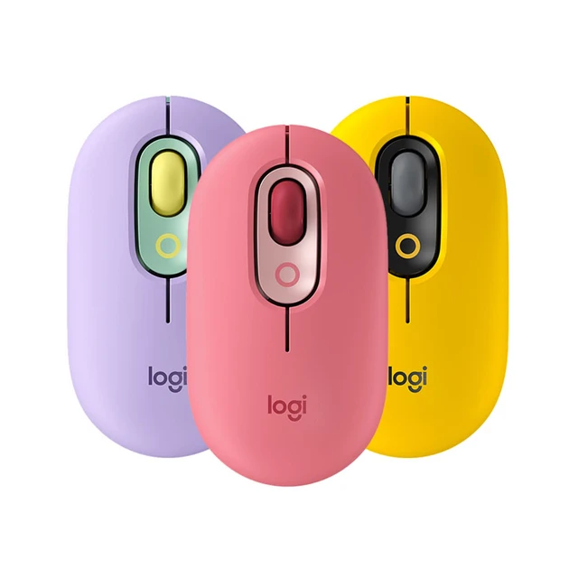 Logitech POP Mouse Wireless Bluetooth Silent High Precision Optical  Tracking Mice ipad Notebook Office Portable Cute Personality - AliExpress