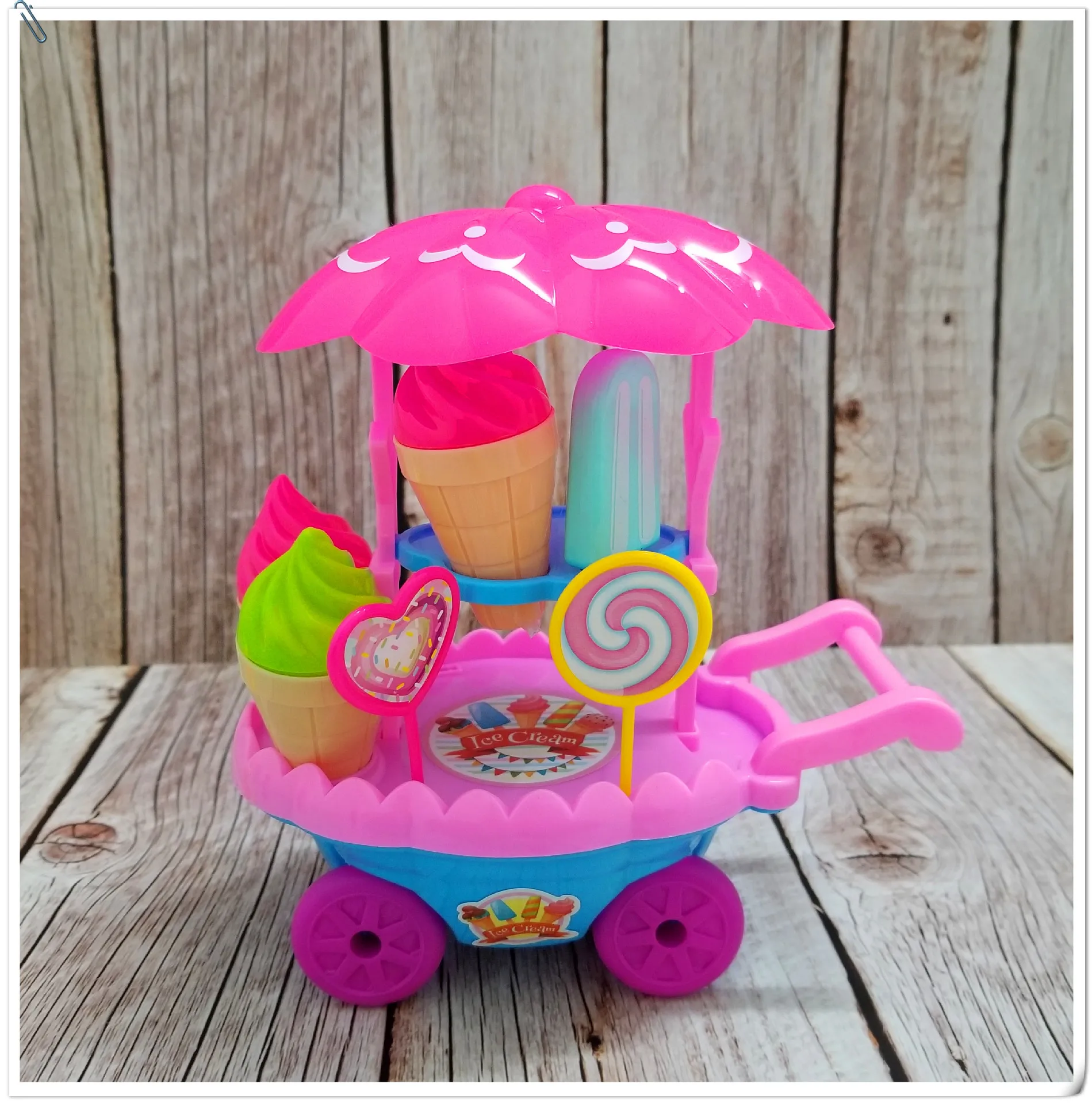 My Little Children имитация Торт Мороженое Конфеты тележка для мороженого игровой дом интеллектуальные игрушки набор