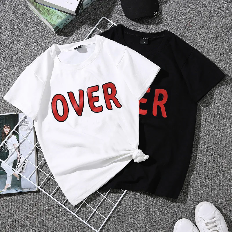 

Printed Women T-shirts Harajuku Female Tshirt Casual Tee Tops Summer Shirts Short Sleeve Women's T Shirt for Women Clothing