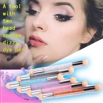 

1 Set Nail Tools Sponge Smudge Pen Gradient Nail Polish Drawing Pen Professional Manicure Tool drop ship