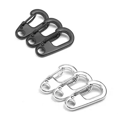 

Alloy Mini Carabiner Snap Hook Multifunction Simple 26mm Keychain Portable Hanging Buckle Tool