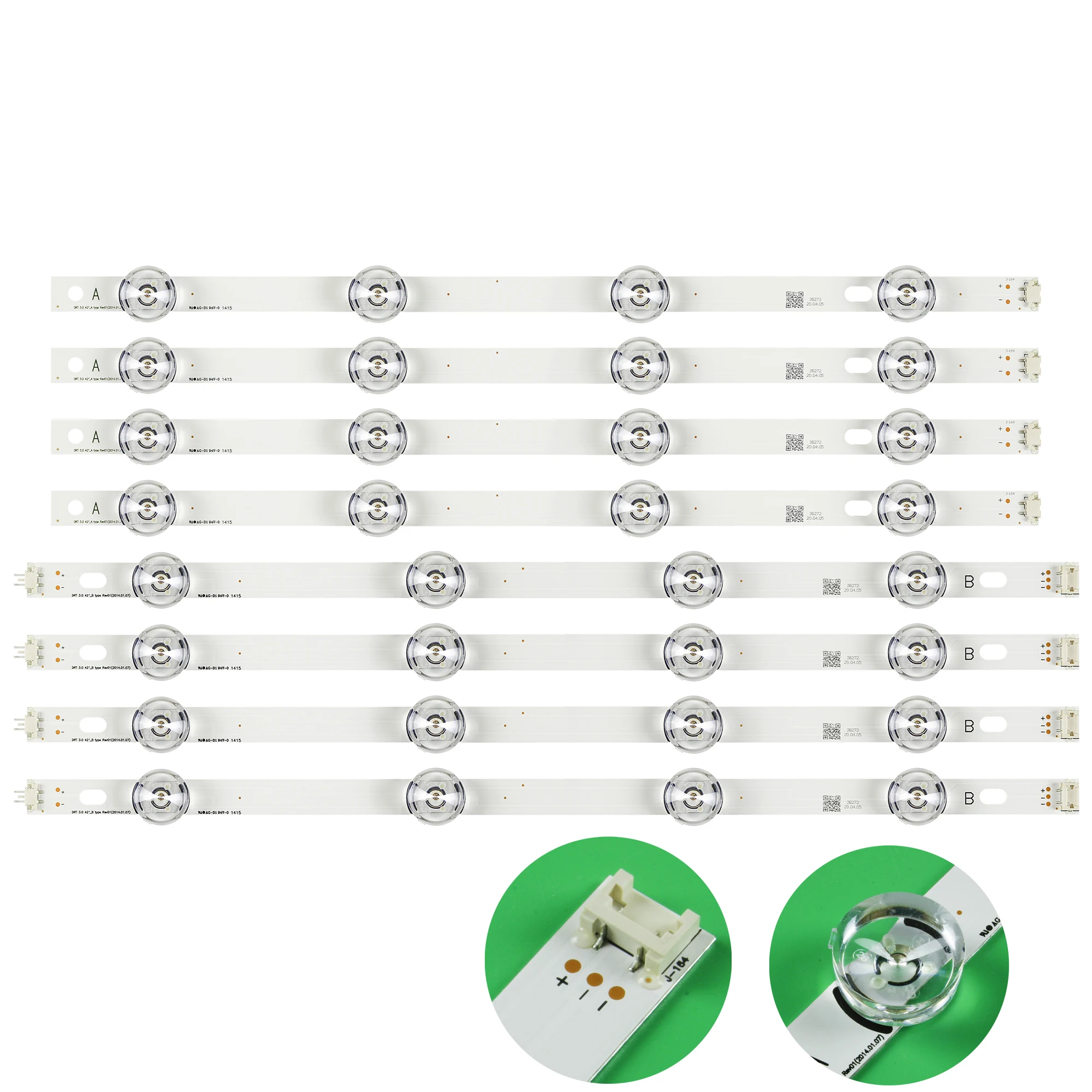 Новая светодиодная лента 8 шт./компл. для LG T420HVF07.0 LC420DUE 42LB560 INNOTEK DRT 3 0 42 дюйма A B
