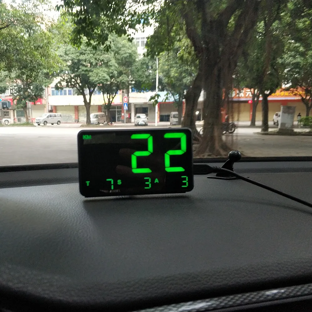 GPS Speedometer 4.5 &quot C80 OBD2 Speed Odometer Mileage HUD Display Digital Alarm MPH KMH Altitude Projector | Автомобили и