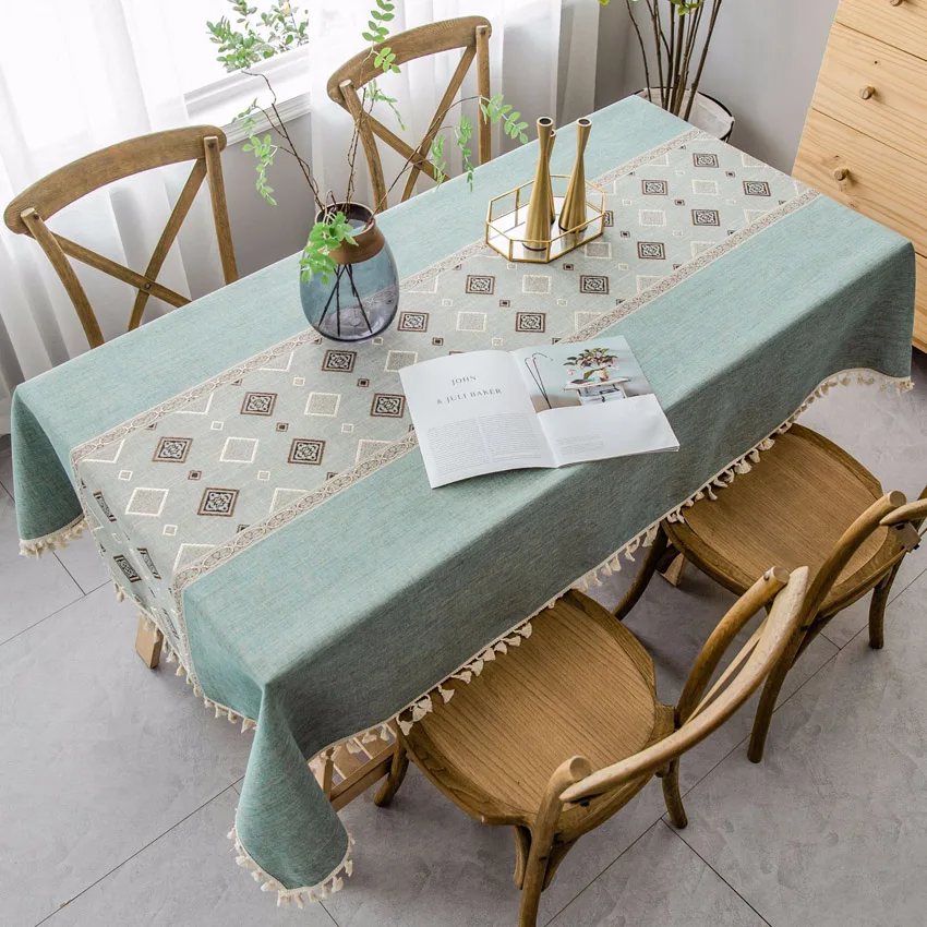 

Dustproof Table Cloth Simple Table Cover Chinese Classic Photography Cloth Print Cushion Cover Decoration Banquet Dining Picnic