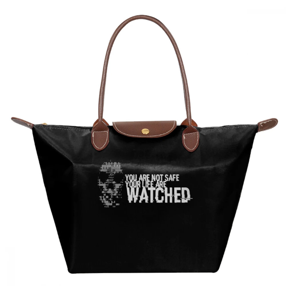 

Watch Dogs Handbag Good Dedsec Top-handle Bags Nylon Teen Women Tote Bag Women's Pattern High quality Wedding hobo Handbags