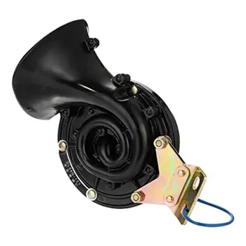 

Newest Electric Snail Horn Air Horn Raging Sound Loud 110DB Black 12V For Car Motorcycle Truck Boat Horn Bell Auto Accessories