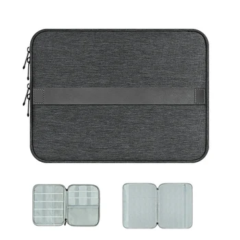 

Tablet PC Protection Bag Sleeve Case Cable Power Bank Passport Storage Bag With Pen Card Holder Mouse Pocket for iPad Air