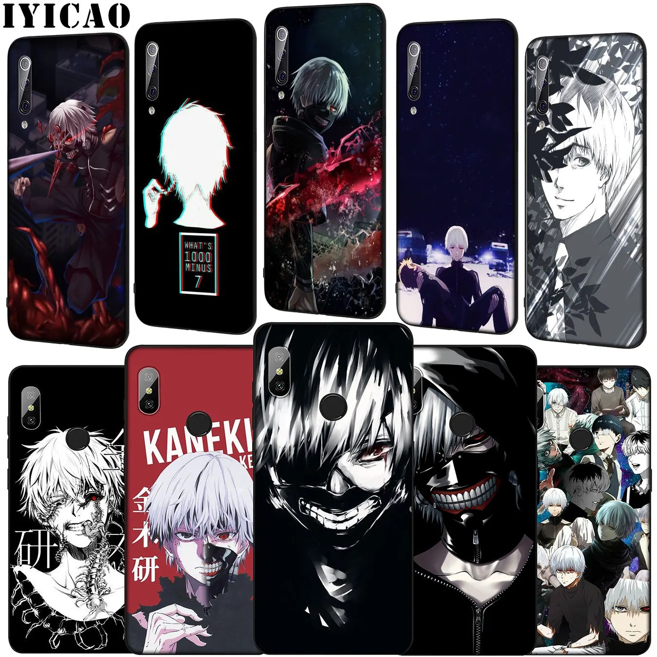 Мягкий чехол для телефона с мультипликационным принтом Tokyo Ghoul Xiaomi Mi 10 9 9T A3 Pro CC9 CC9E