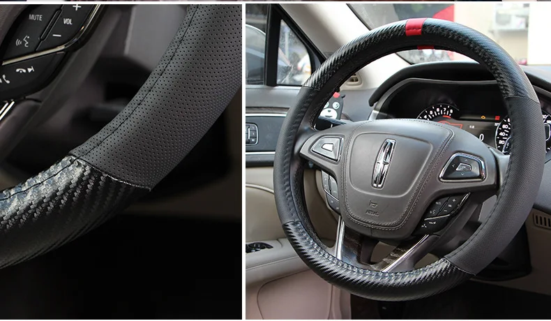 Стиль замшевое рулевое колесо покрытие автомобиля высшего класса углеродного волокна спортивный автомобиль сцепление крышка противоскользящая носимая напрямую от производителя Se