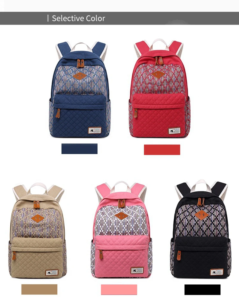 Модная холщовая женская школьная сумка, рюкзаки для девочек, Mochila Escolar, с принтом, рюкзак для компьютера, ноутбука, школьный рюкзак, сумка для книг