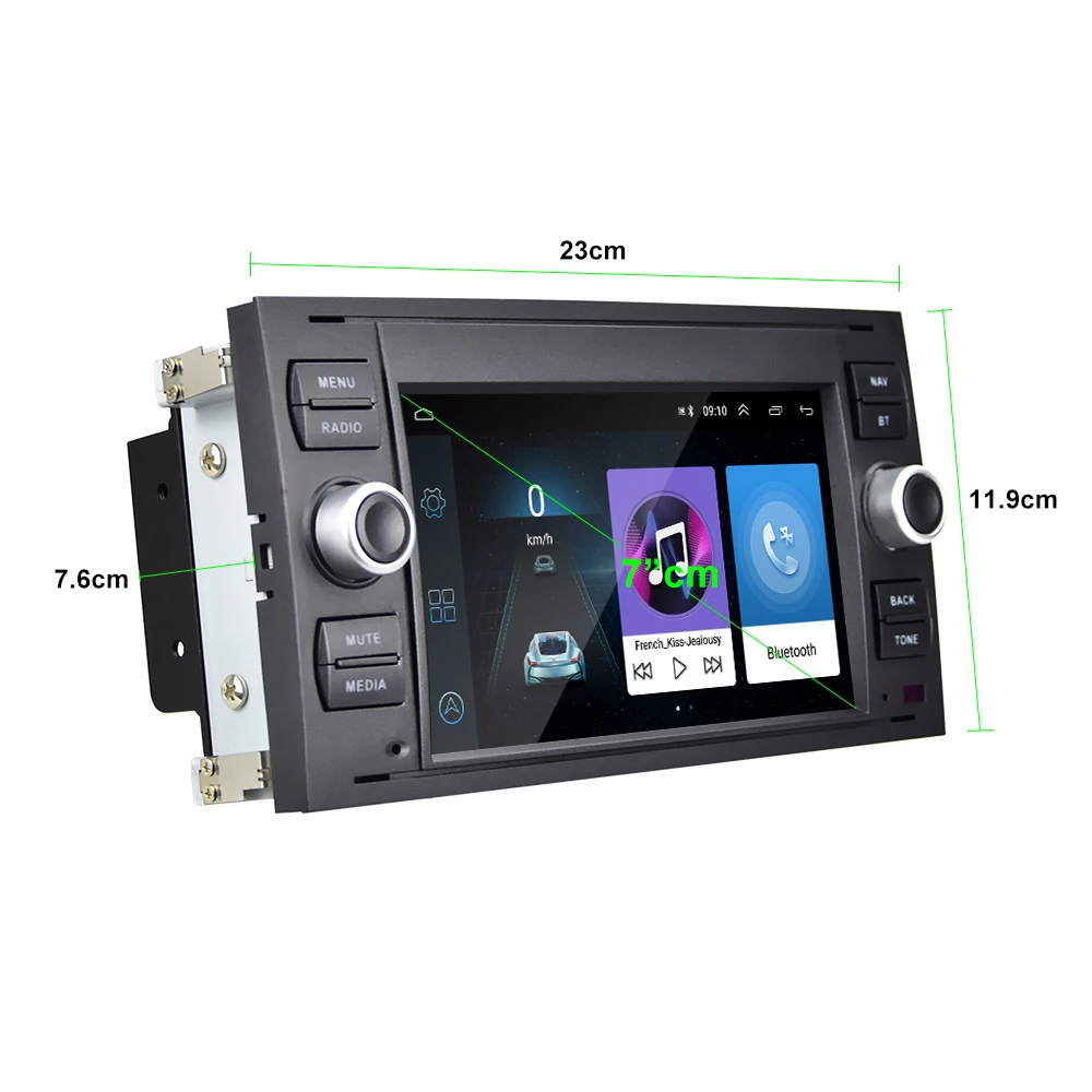 Camecho 2 din Android 8 1 автомобильный радиоприемник мультимедийный плеер для Ford Focus 3 mk2