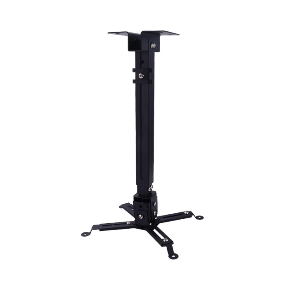 

Ceiling Bracket Wall Mounted Adjustable Retractable Hanging Swivel Stand Loading Universal Extending Projector Mount Black