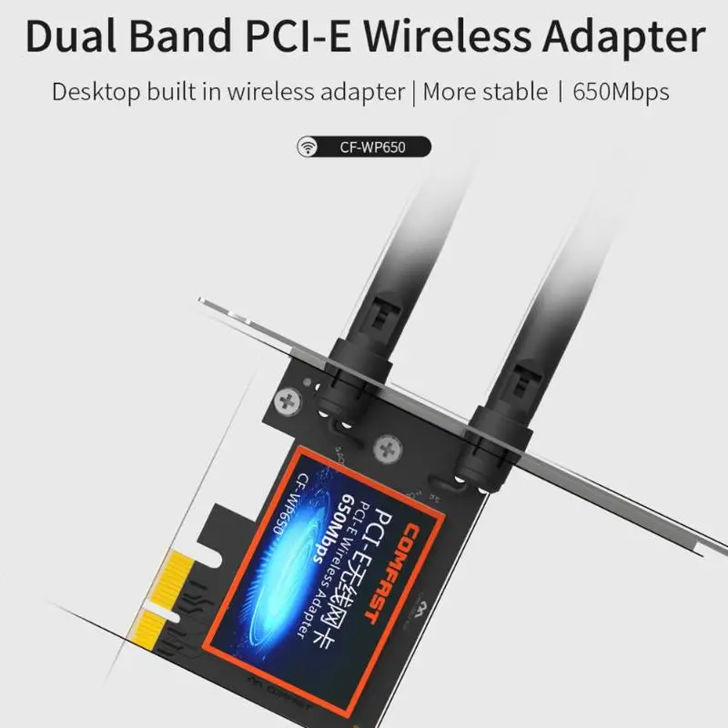 COMFAST 600 Мбит/с WiFi PCI-E X1/X4/X8/X16 слот для видеокарты настольная карта