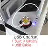 Linterna de cabeza recargable por USB, Mini linterna de cabeza portátil con batería, LED rojo/blanco ► Foto 3/6