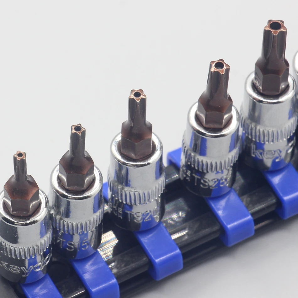 1 шт. Torx T10-T50 звезда отвертка Pentalobe бит гнездо набор 1/4 дюймов Привод гнездо автомобиля ручные инструменты для ремонта комплект Cr-V стальные биты