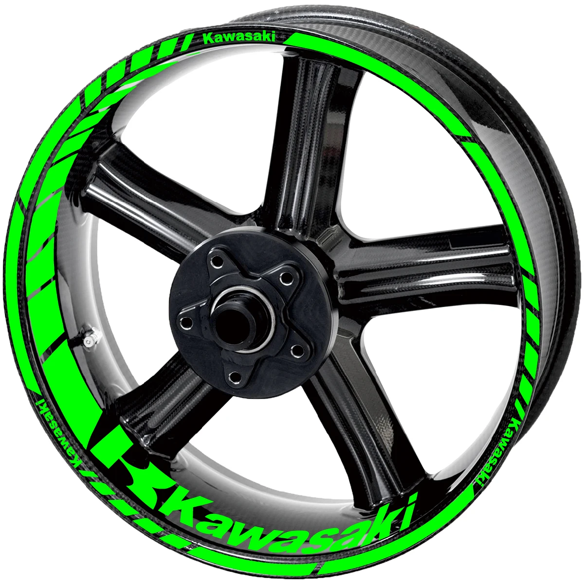 Светоотражающая наклейка на обод Kawasaki наклейки колесо эмблема с логотипом |