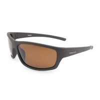 Lunettes de soleil polarisées de marque pour homme 2026, design rectangulaire marron, verres de sport, lunettes de cyclisme pour homme, Gafas UV400 1