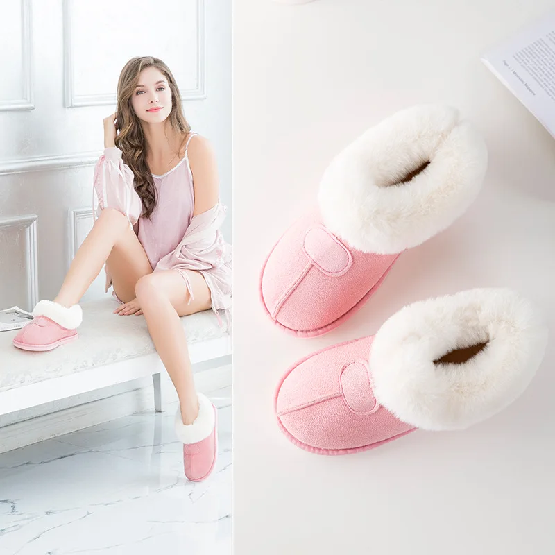 fuzzy girl slippers