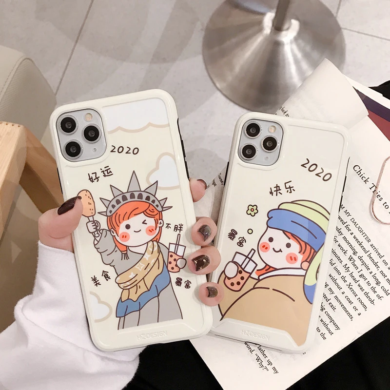 Милый мультфильм подходит для huawei mate20/por роскошный мобильный телефон чехол P20/por
